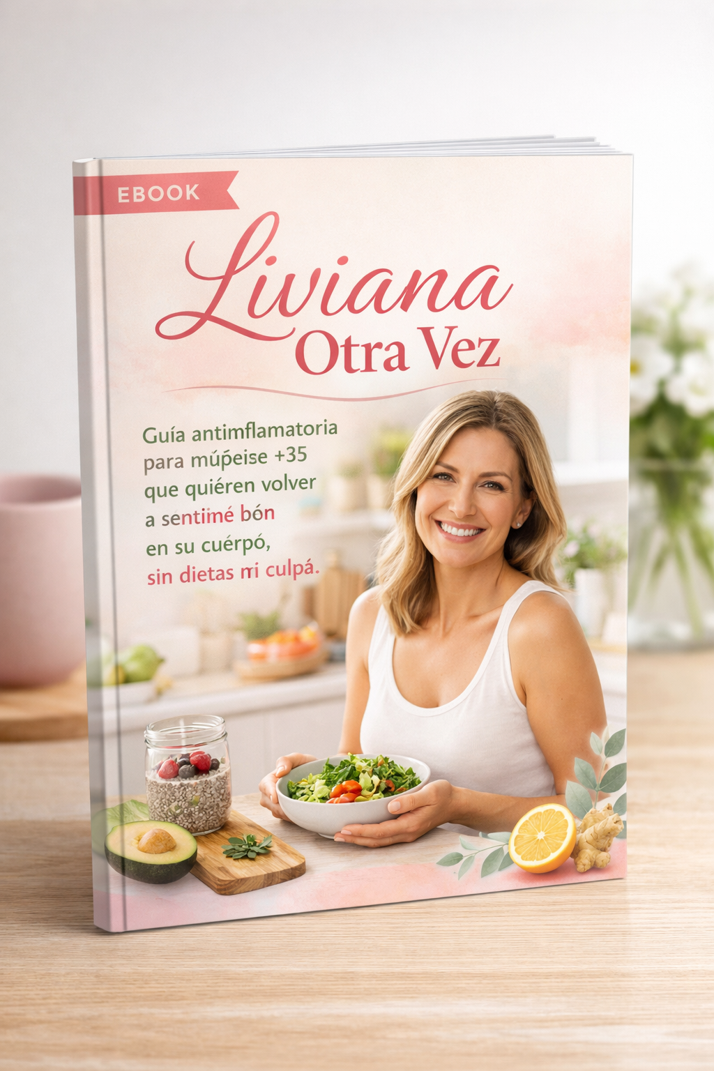 LIVIANA OTRA VEZ Guía antiinflamatoria para mujeres +35 que necesitan alivio real (sin dietas ni culpa) + 7 BONUS GRATIS 🎁